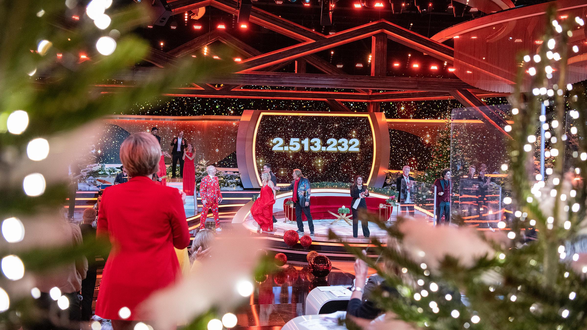 "Die schönsten Weihnachts-Hits" vom 2. Dezember 2020: Spendensumme