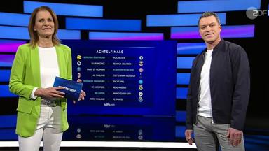 Uefa Champions League - Live Im Zdf - Champions League - Sendung Mit Achtelfinal-hinspielen