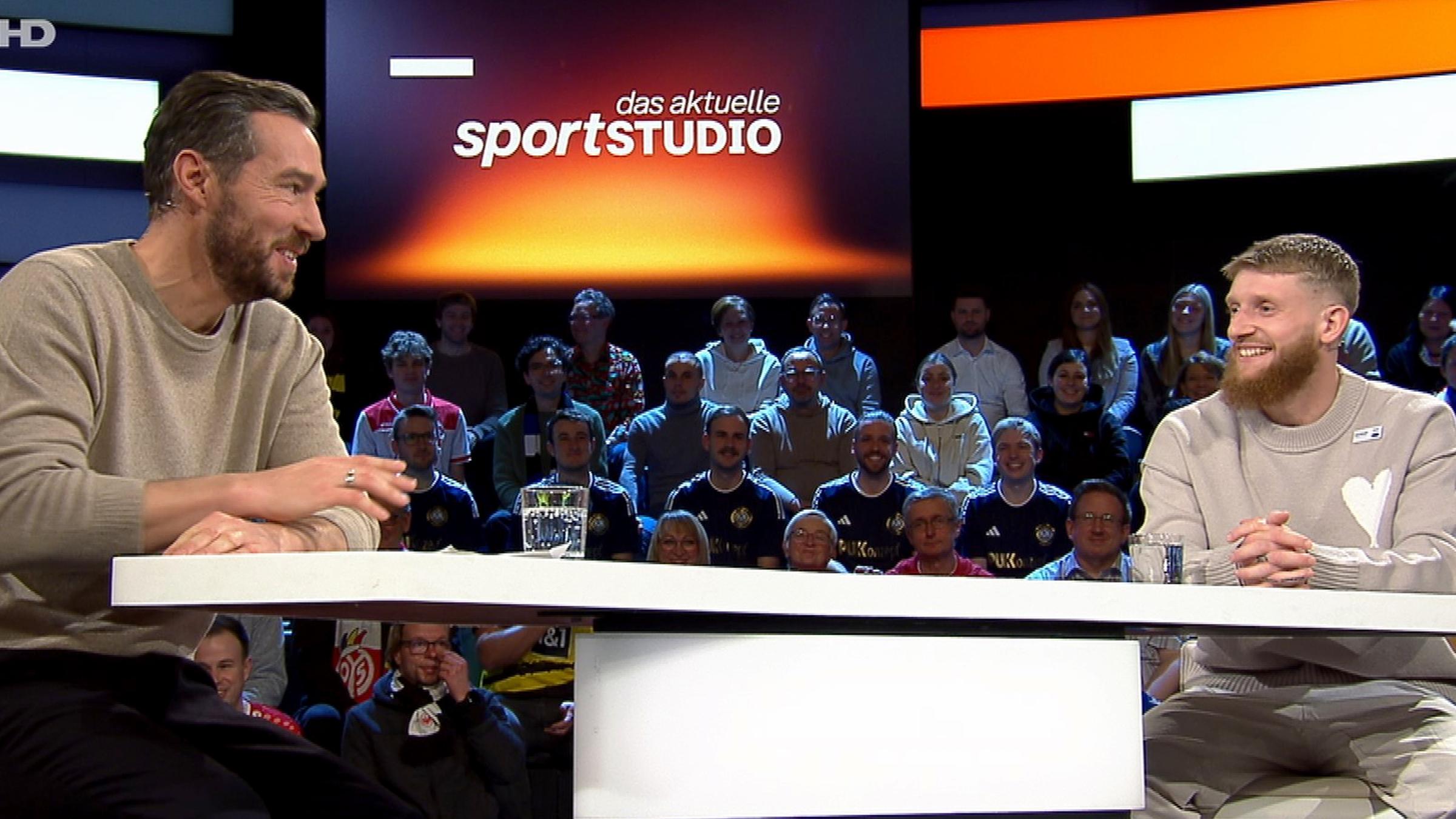 Jan-Niklas Beste beim aktuellen Sportstudio am 20.01.2024.