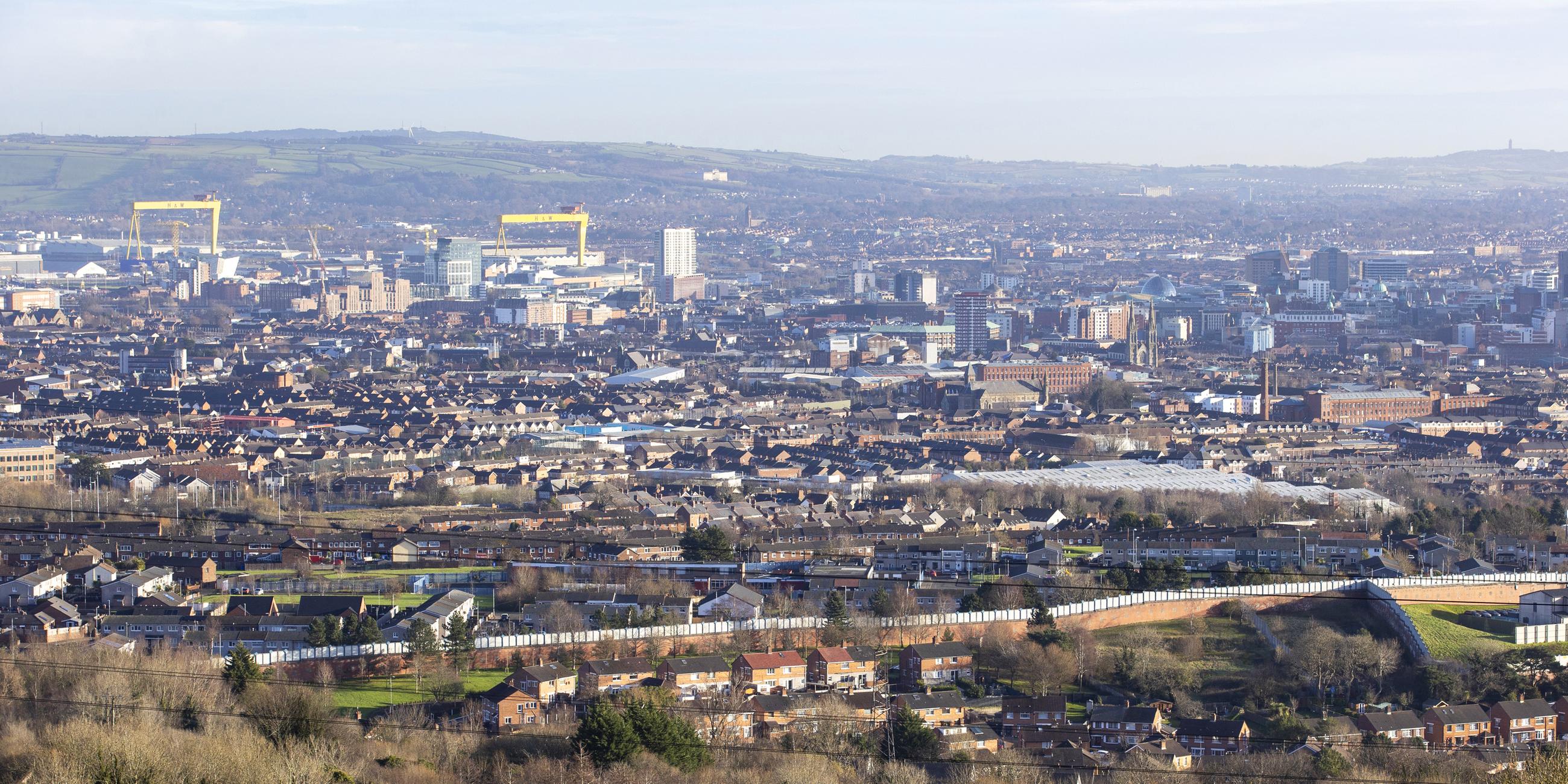 Stadtansicht von Belfast.