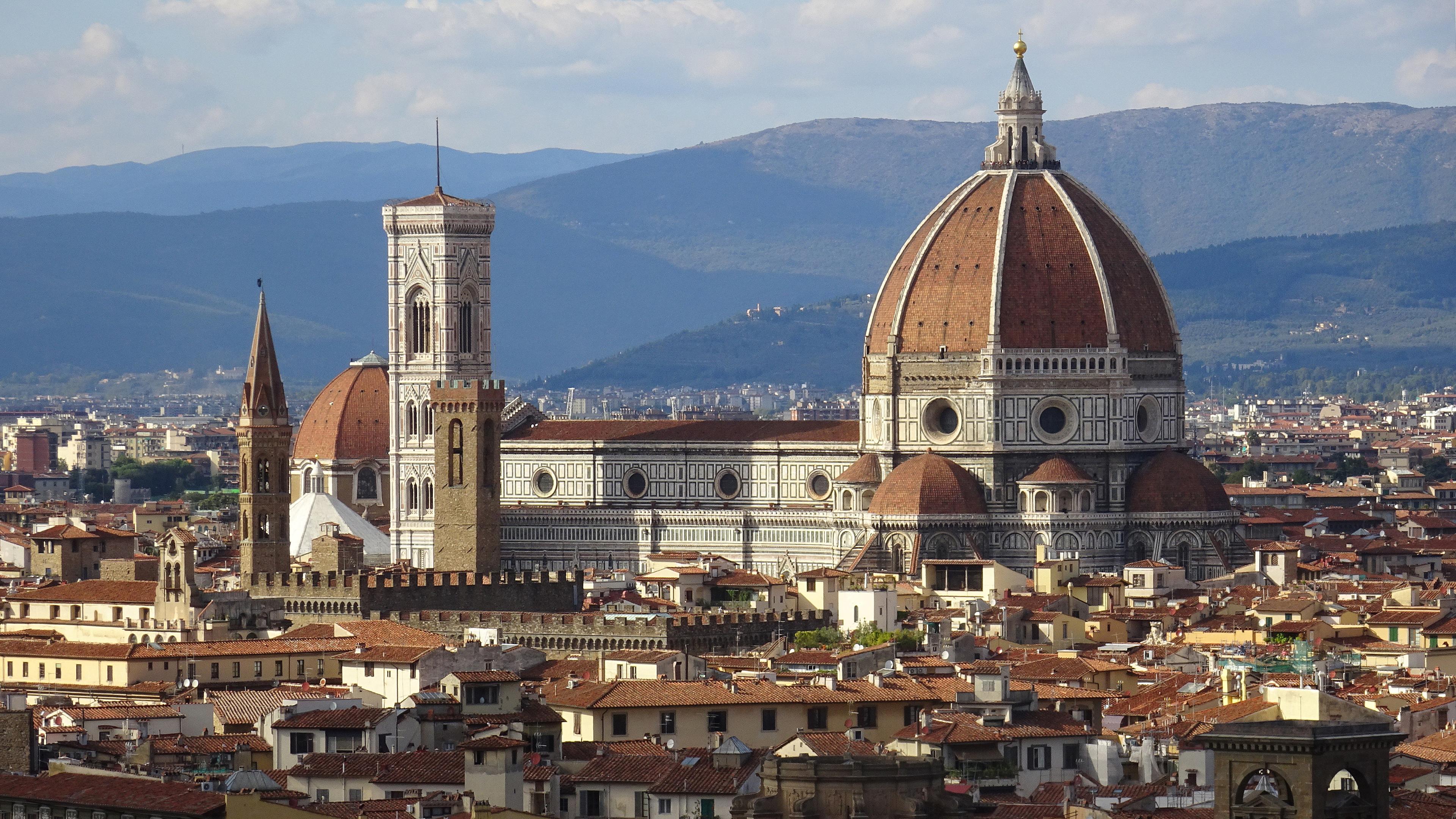 Stadtansicht von Florenz (Italien), aufgenommen am 