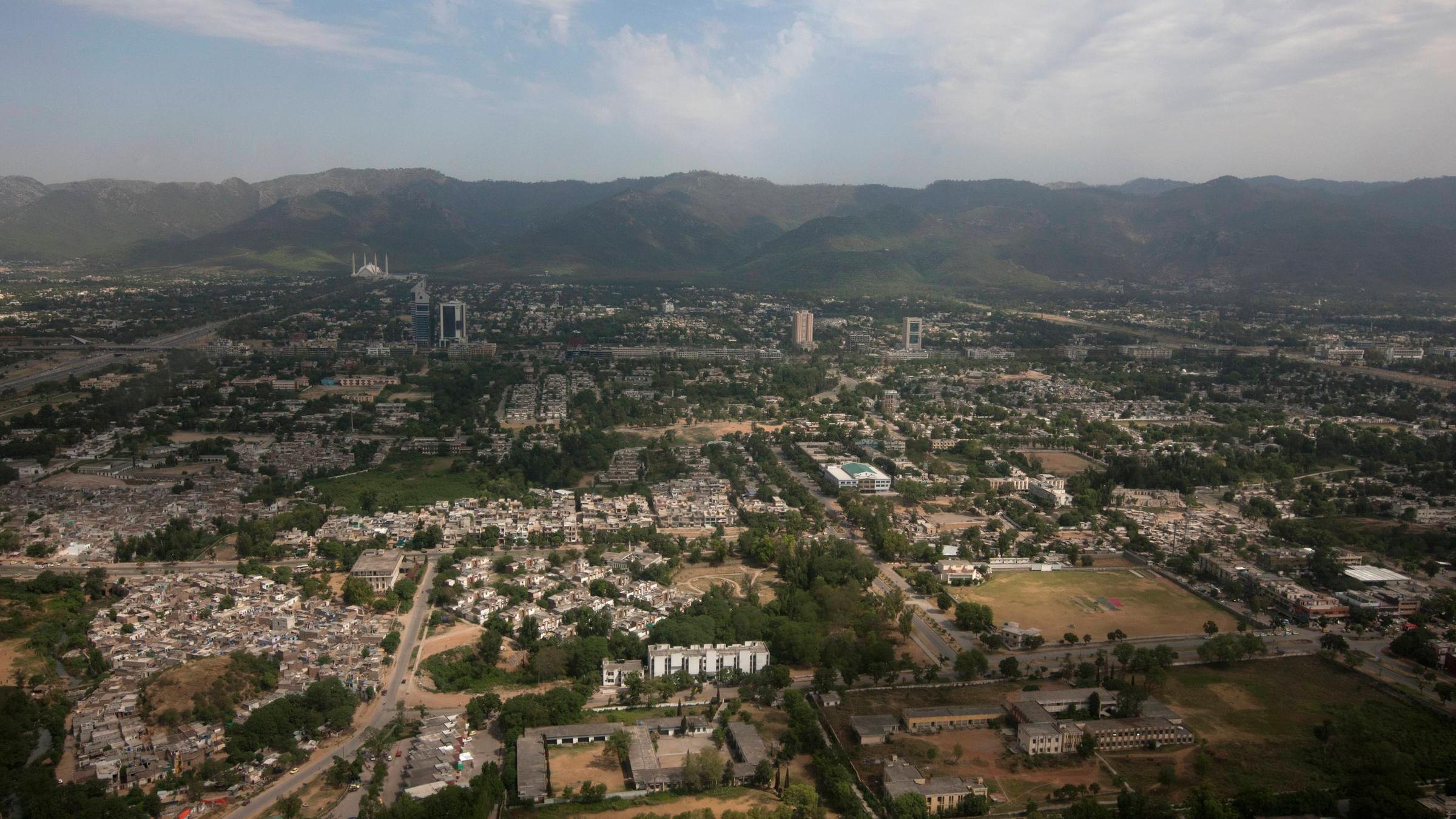 Stadtansicht von Islamabad in Pakistan