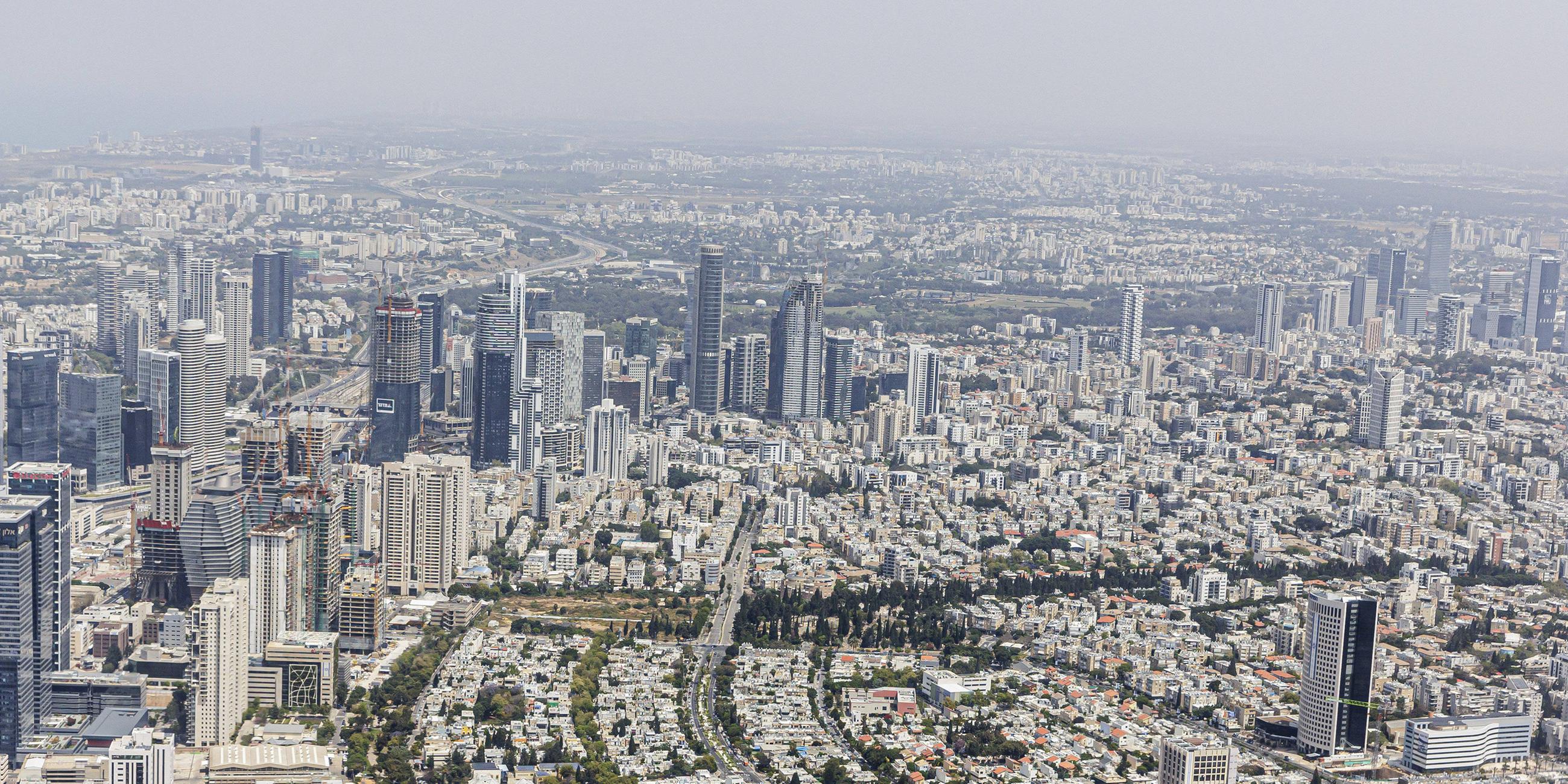 Luftaufnahme von Tel Aviv