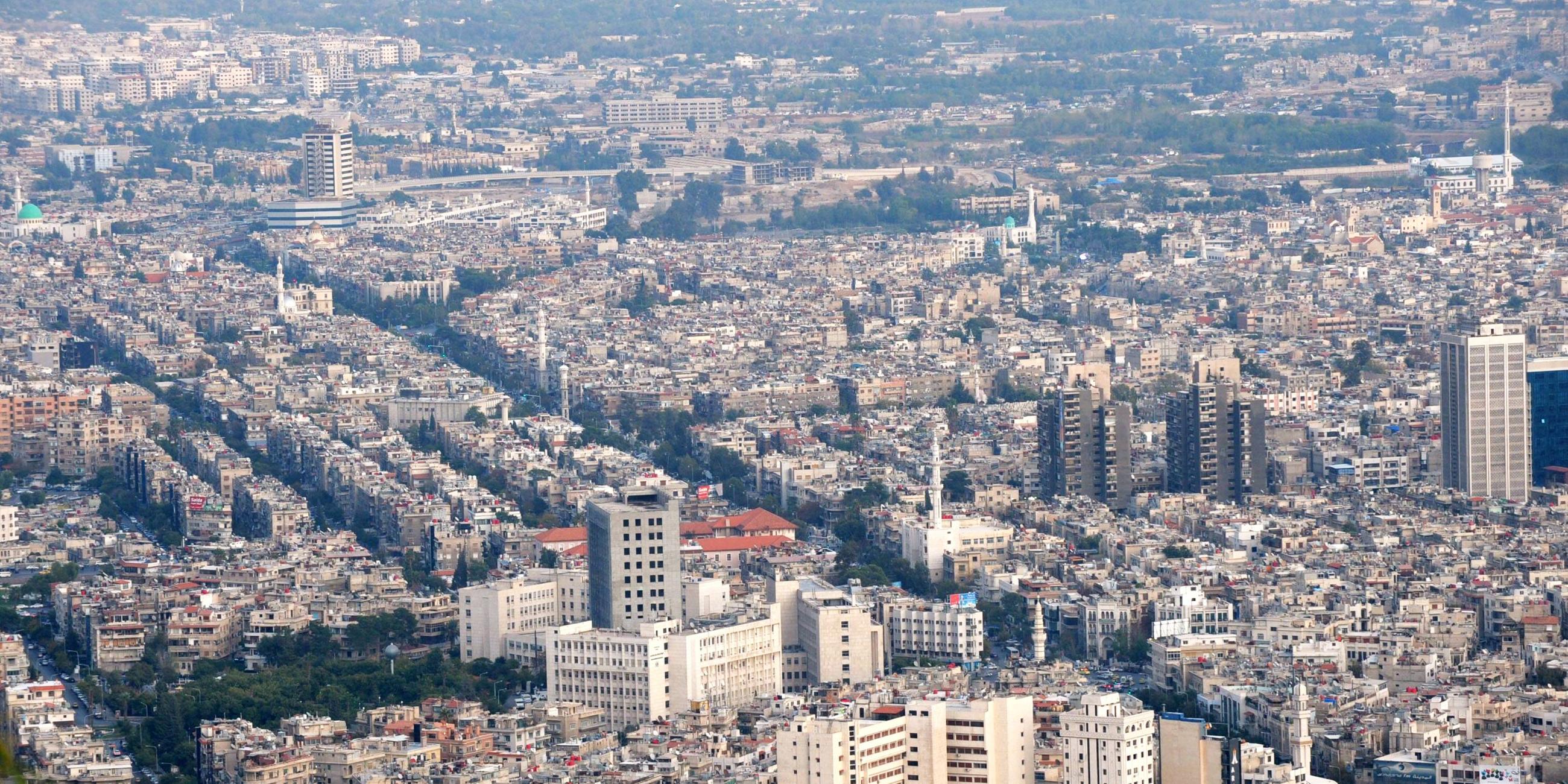 Stadtansicht von Damaskus
