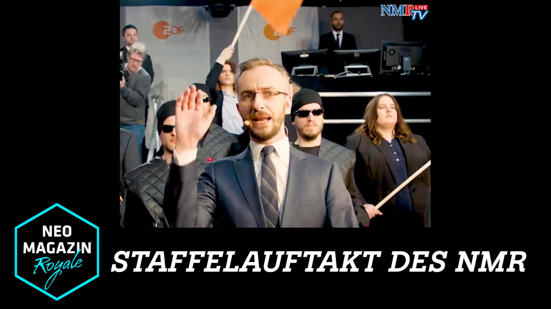 Jan Böhmermann hält die Staffelansprache 2018 für das NEO MAGAZIN ROYALE