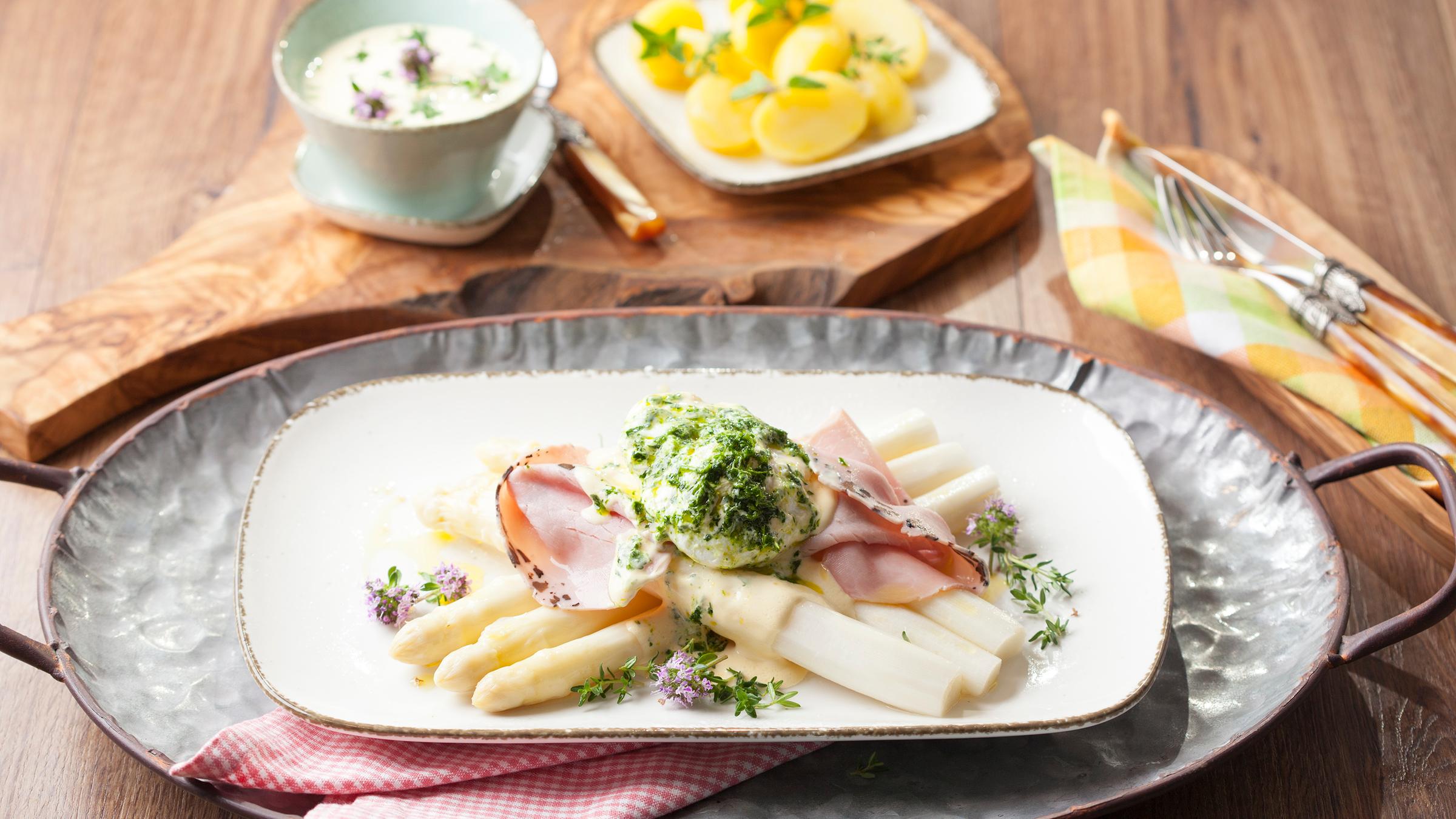 Stangenspargel Mit Verlorenem Ei Zdfmediathek 