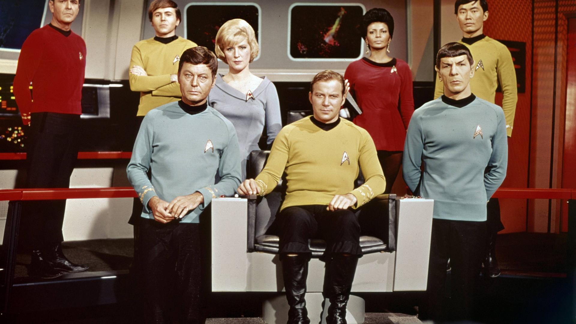 Szene aus der ersten "Star Trek"-Serie, 1968