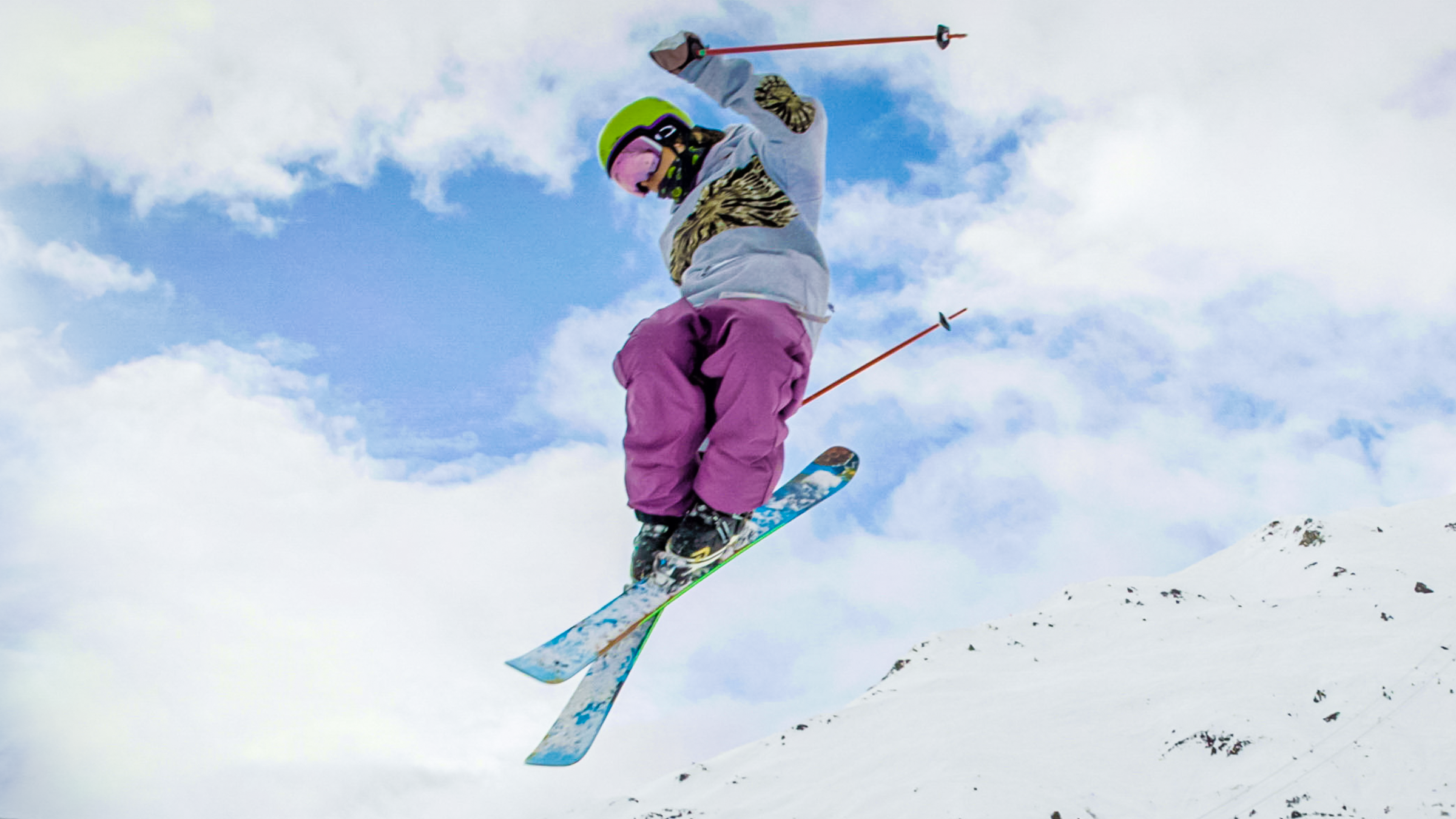 Emil - Neuer Trick beim Freestyle Ski 