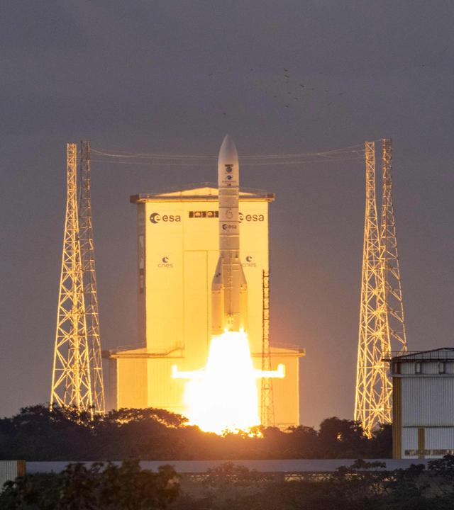 Atart der Ariane-Rakete der ESA am 4.11.2025