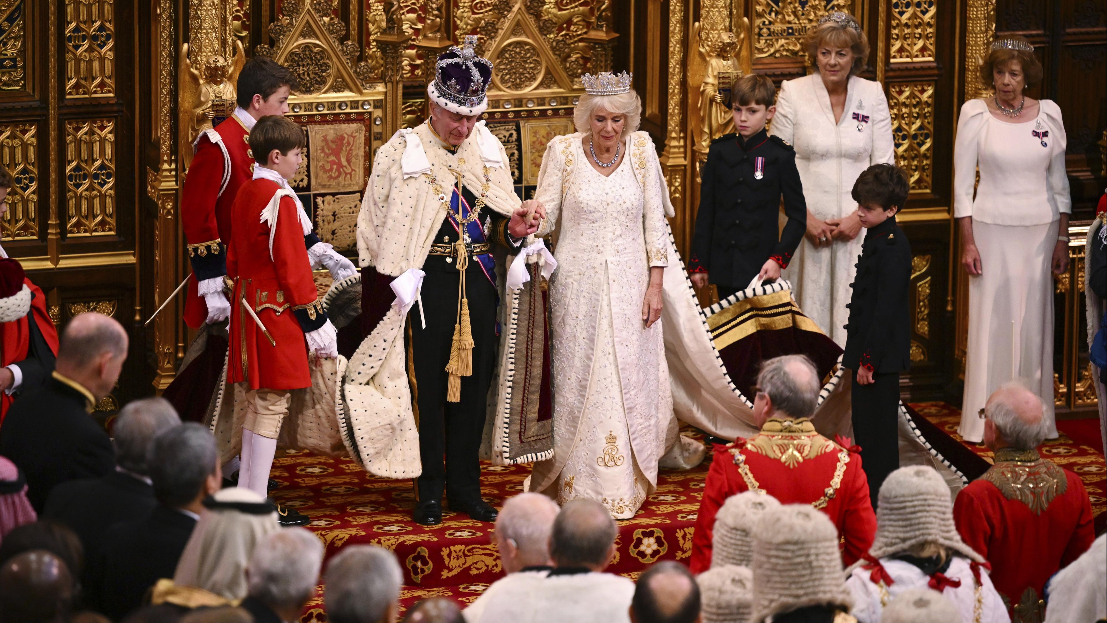 König Charles III und Queen Camilla bei der "State Opening of Parliament" Zeremonie