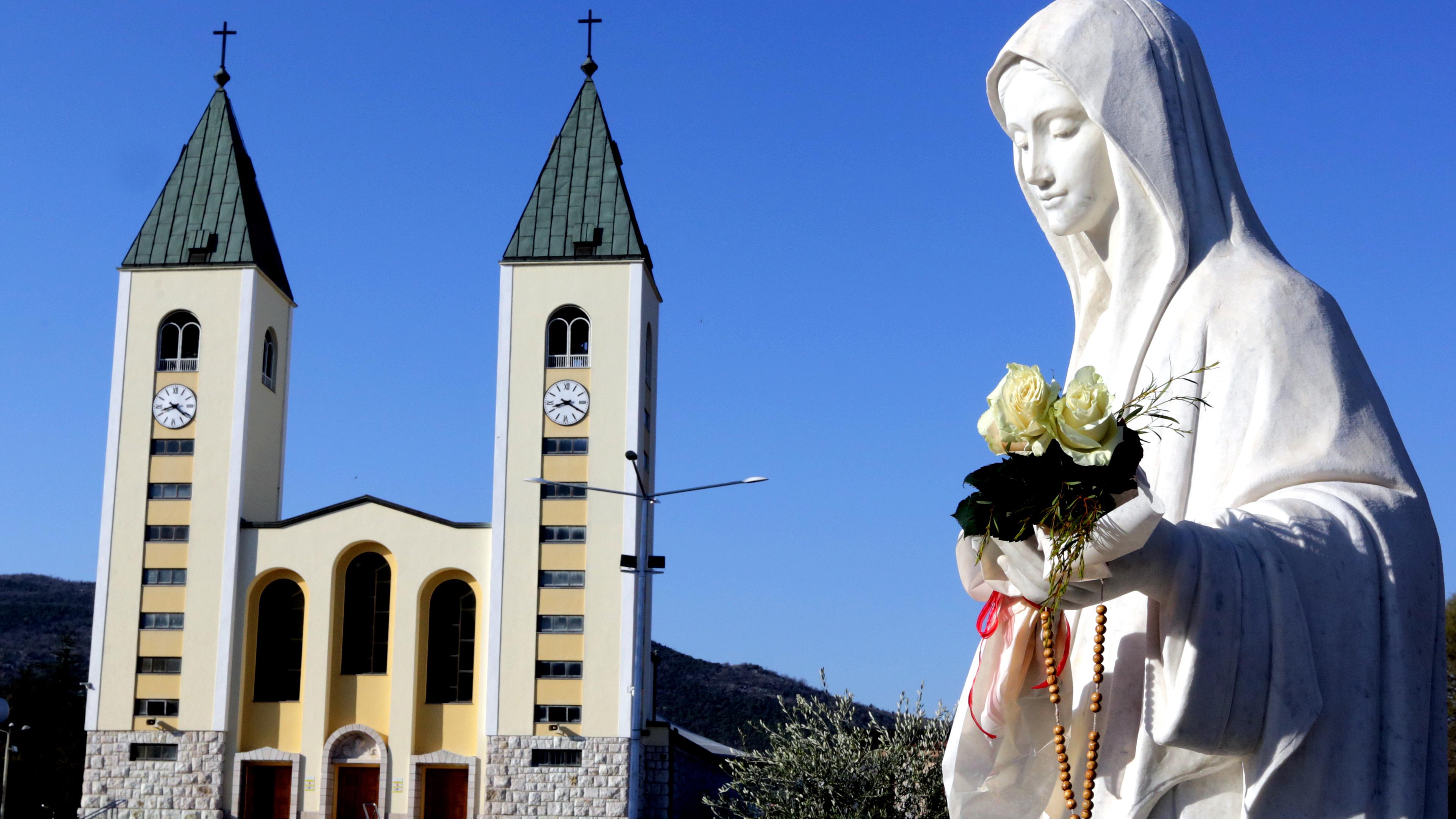 Statue der Jungfrau Maria in Medjugorje