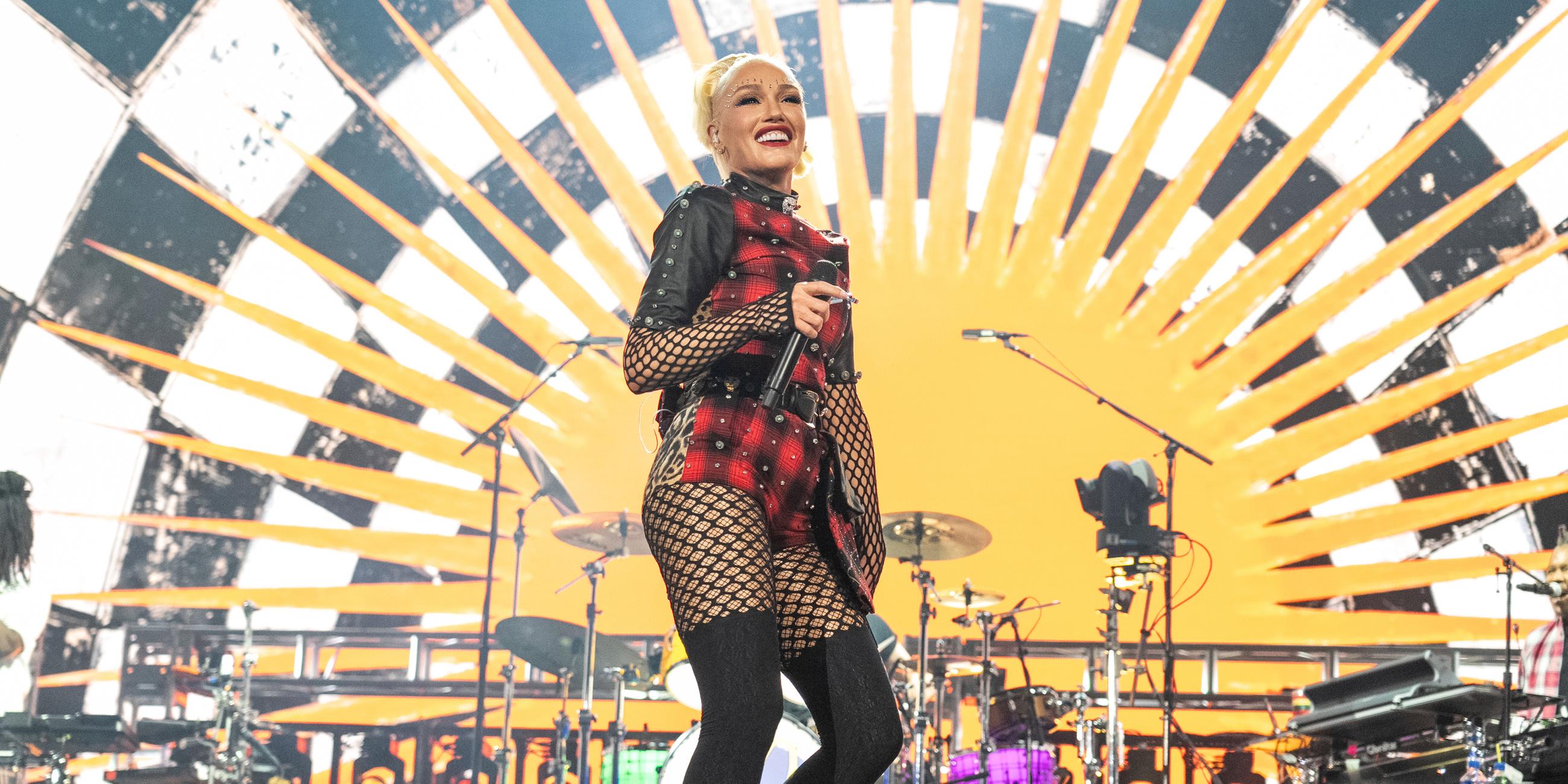 US-Sängerin Gwen Stefani von "No Doubt" beim Auftritt