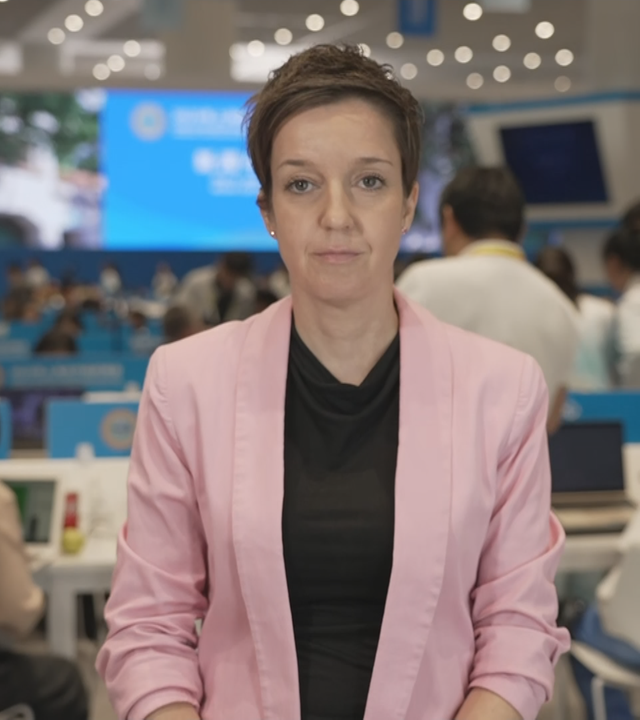 ZDF--Korrespondentin Miriam Steimer.