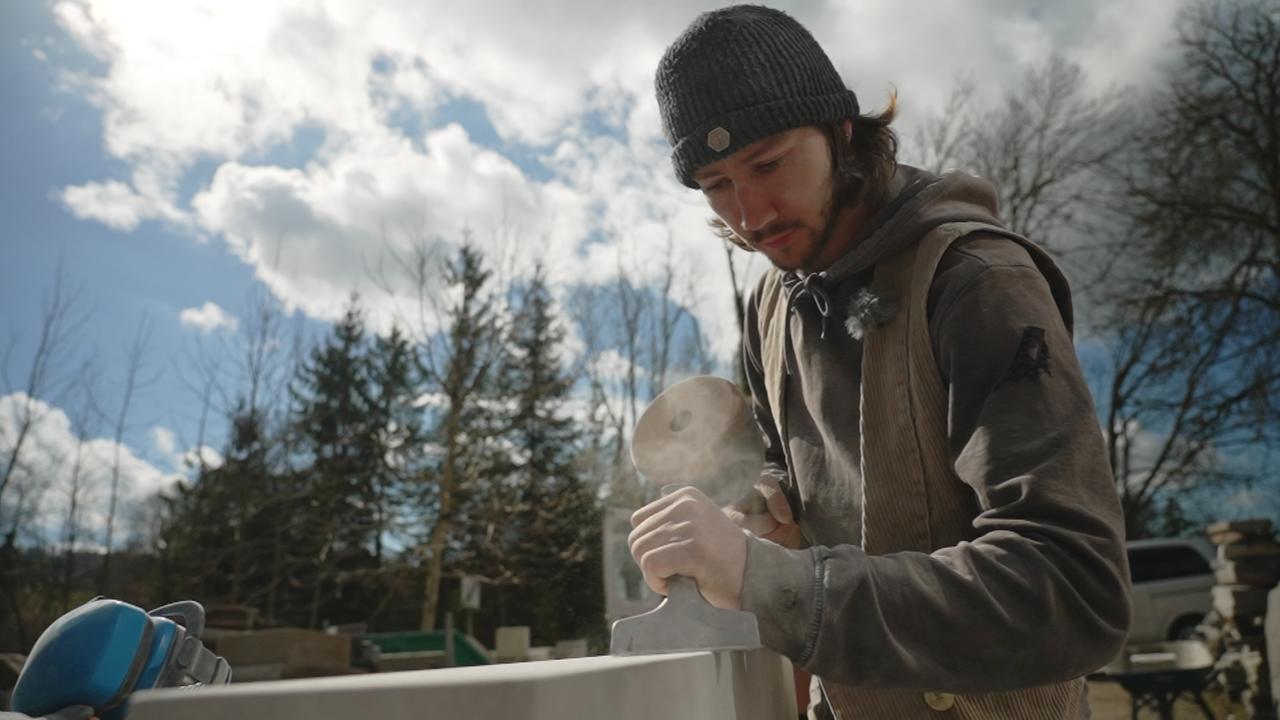 Traumjob Steinmetz Meister mit 27 Jahren und Familienvater ZDFheute