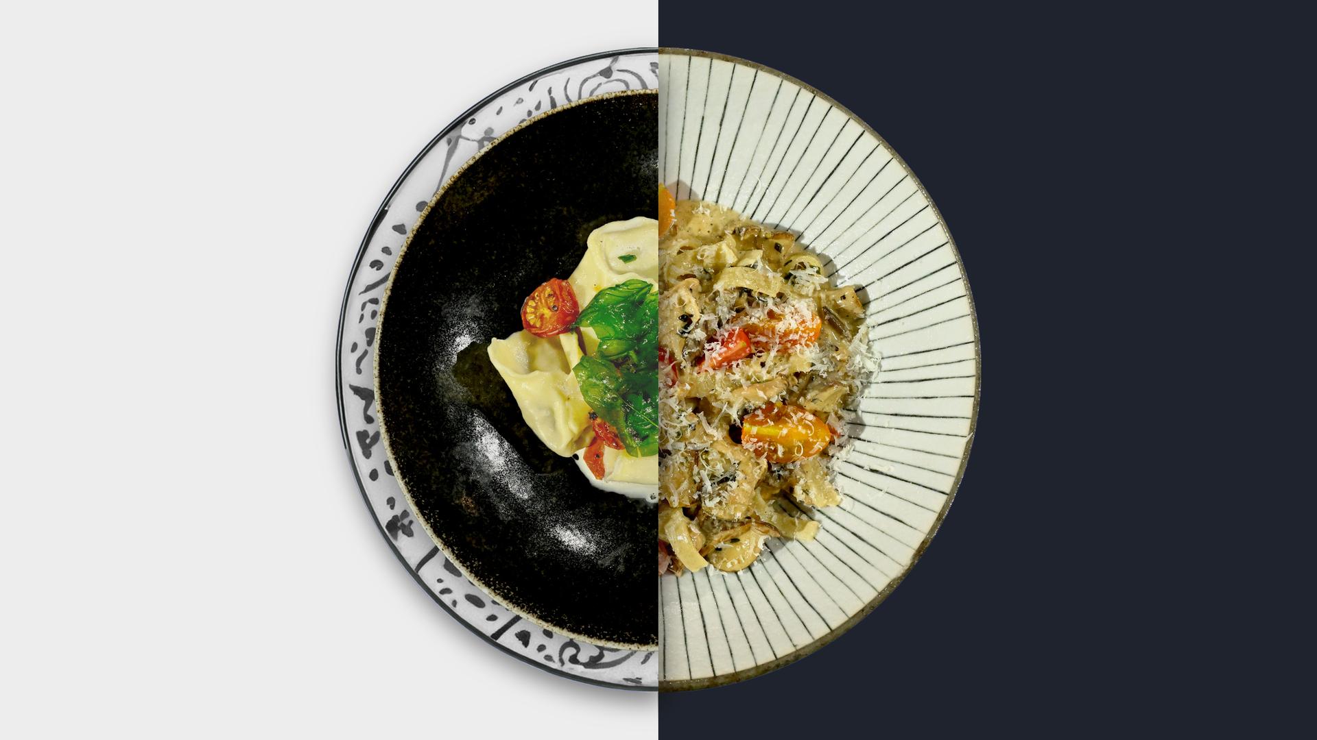 Steinpilz-Tortellini vs. Tagliatelle