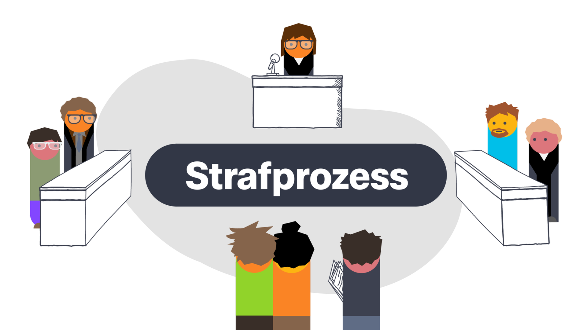 Bild für Was passiert bei einem Strafprozess?