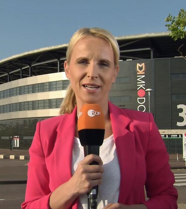 Katja Streso | ZDF-Reporterin in Milton Keynes