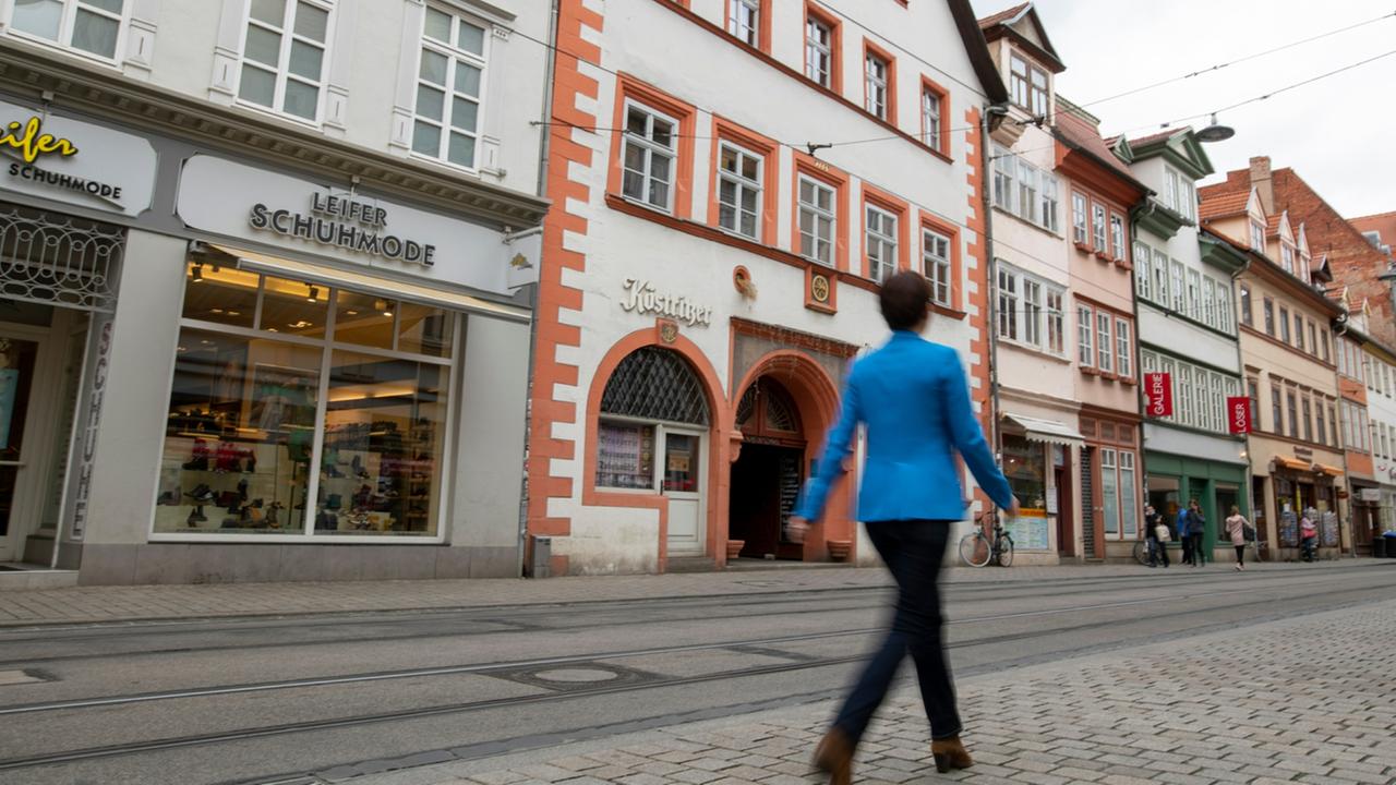 Aussenansicht des ZDF-Landesstudio Thüringen in der Erfurter Altstadt.