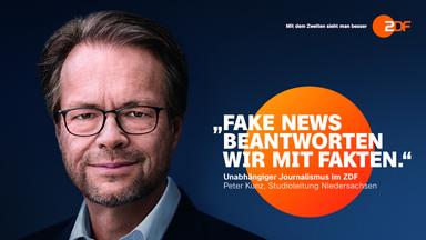 ZDF-Informationskampagnenmotiv mit Peter Kunz, Landesstudioleiter Niedersachsen in Hannover