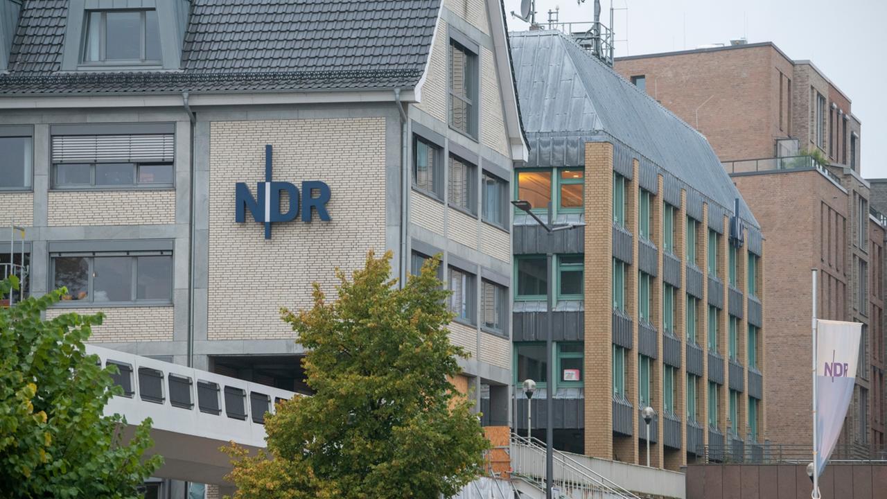Blick auf NDR-Landesfunkhaus, Sitz des ZDF-Landesstudios Schleswig-Holstein.