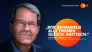 ZDF-Informationskampagnenmotiv Bernd Mosebach, Landesstudioleiter Mecklenburg-Vorpommern in Schwerin