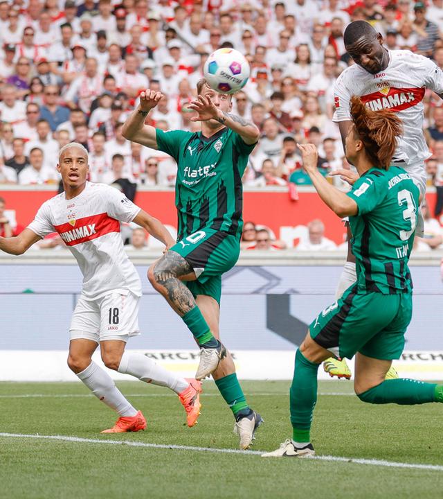 Serhou Guirassy erzielt das 1:0 für den VfB.