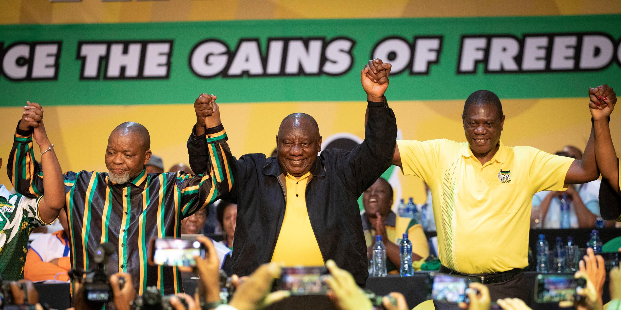 Südafrikas Präsident Ramaphosa als ANC-Chef bestätigt