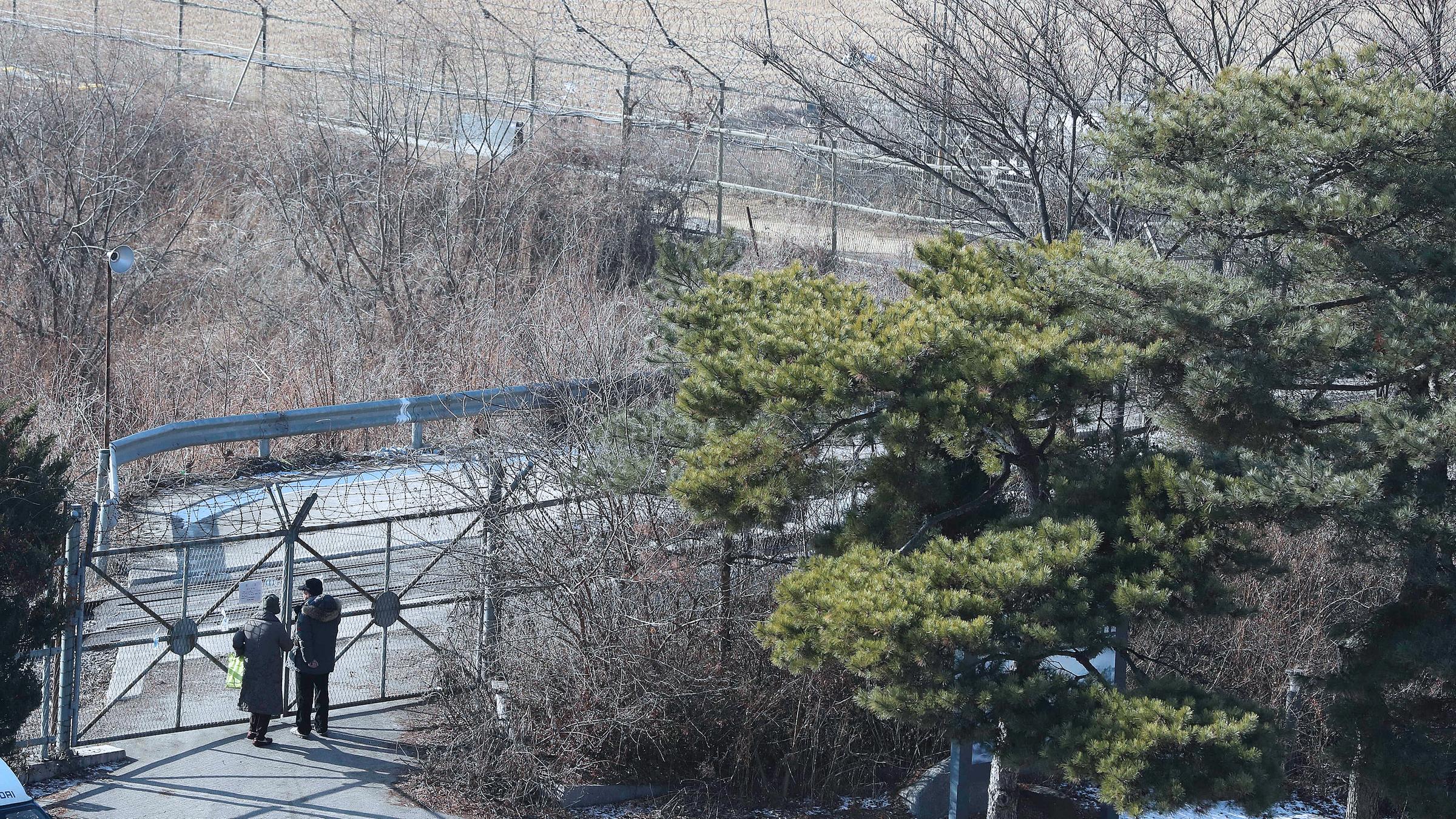 Militäreinrichtung in Südkorea, aufgenommen am 01.01.2018