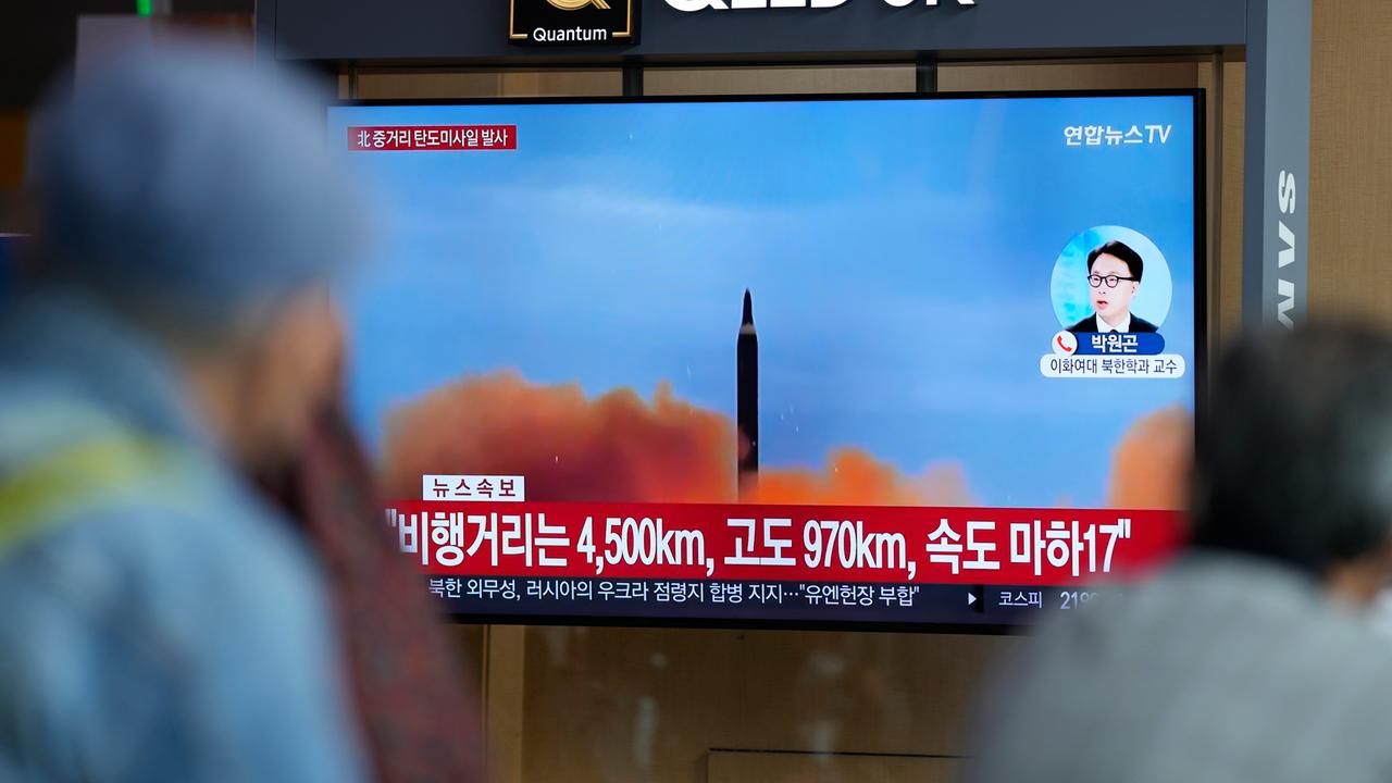 北朝鮮が再び日本にミサイルを発射