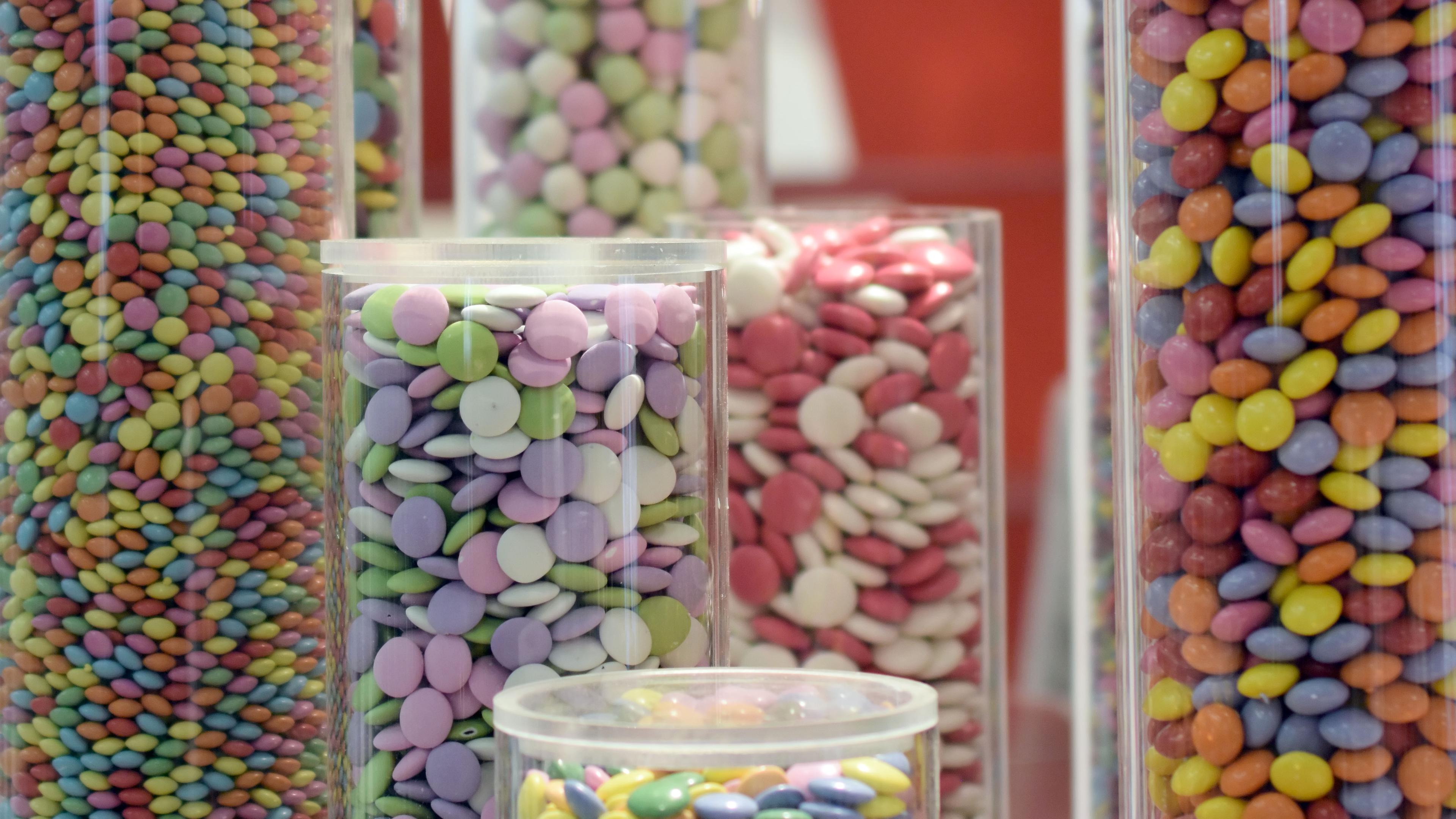 Schokolinsen in vielen Farben