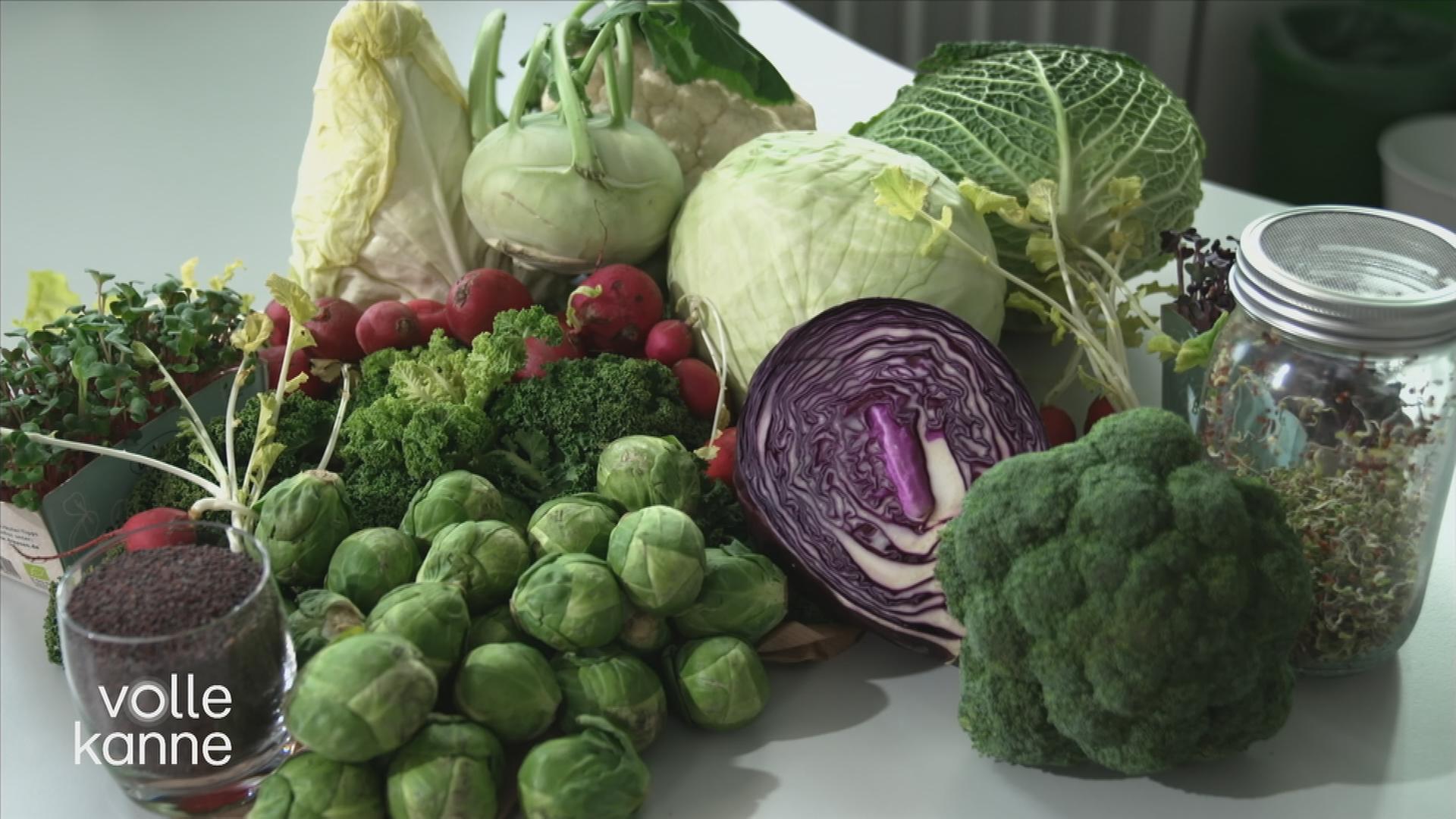 Verschiedene Gemüsesorten auf einem Tisch