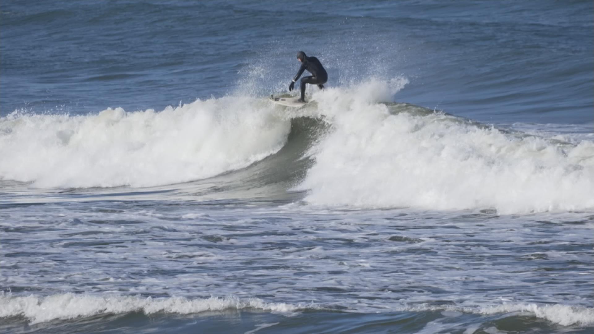 Surfen auf der Ostsee
