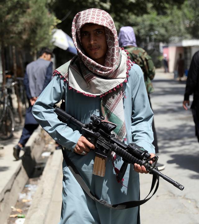 Taliban-Kämpfer in Kabul