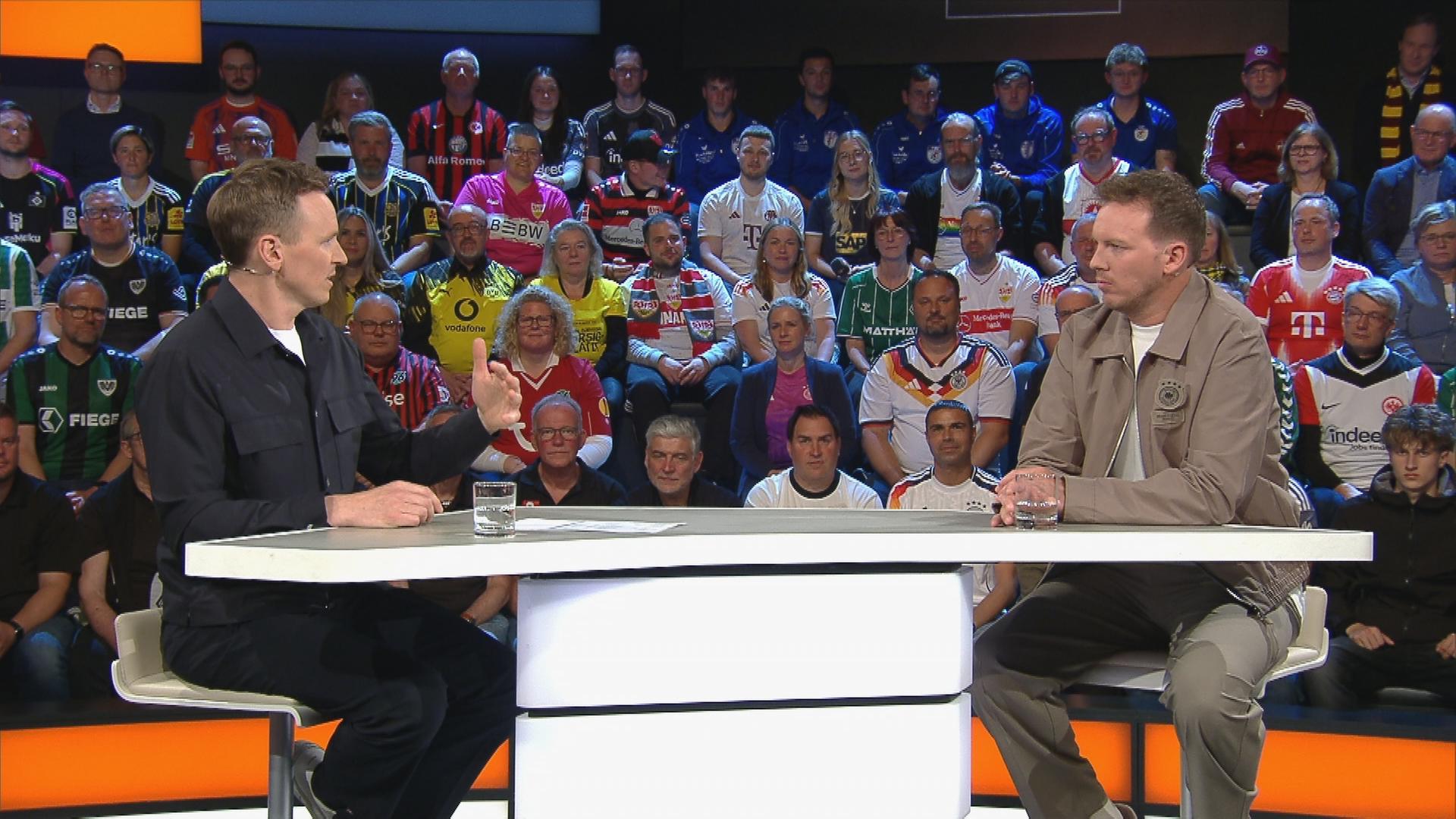 sportstudio-Talk Jochen Breyer und Julian Nagelsmann