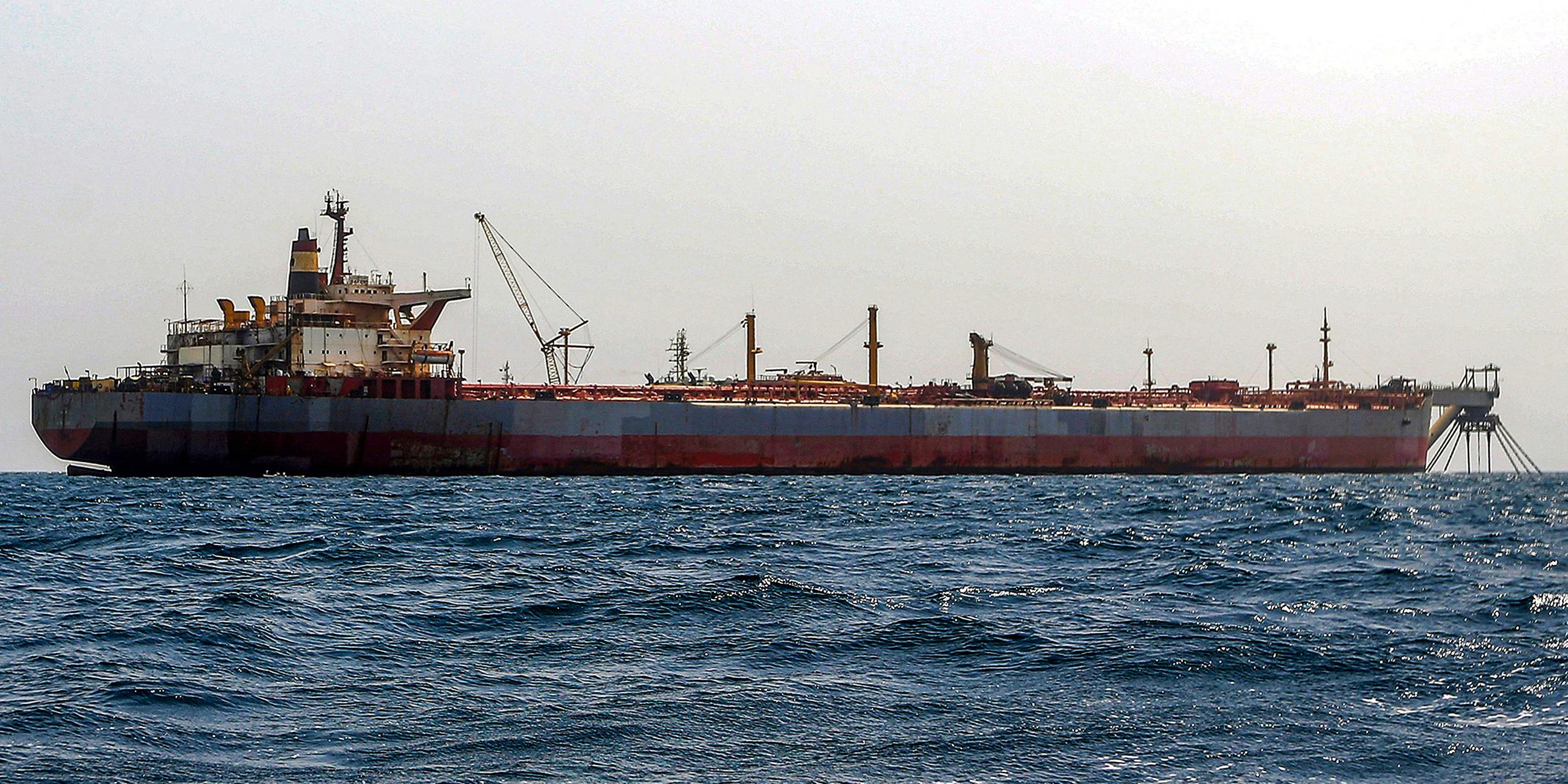 Maroder Tanker "Safer" vor Jemen