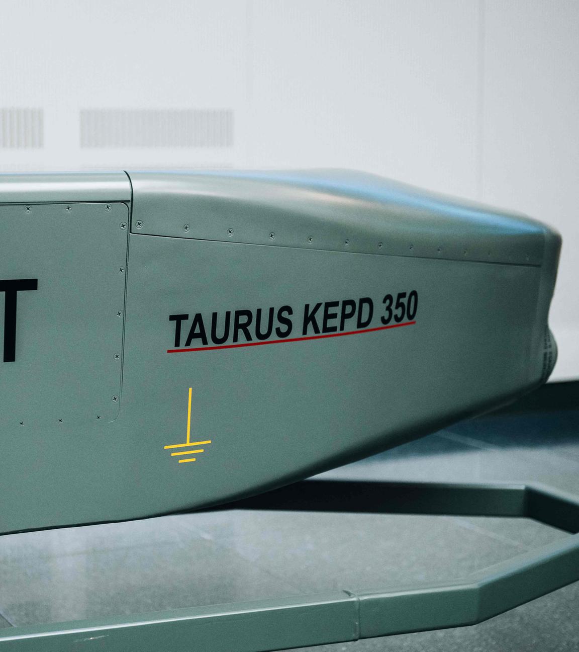 Ein deutsch-schwedischer Marschflugkörper vom Typ Taurus KEPD 350.