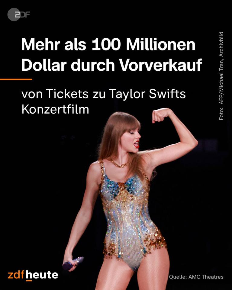 Vorverkaufstart für Taylor Swift Film