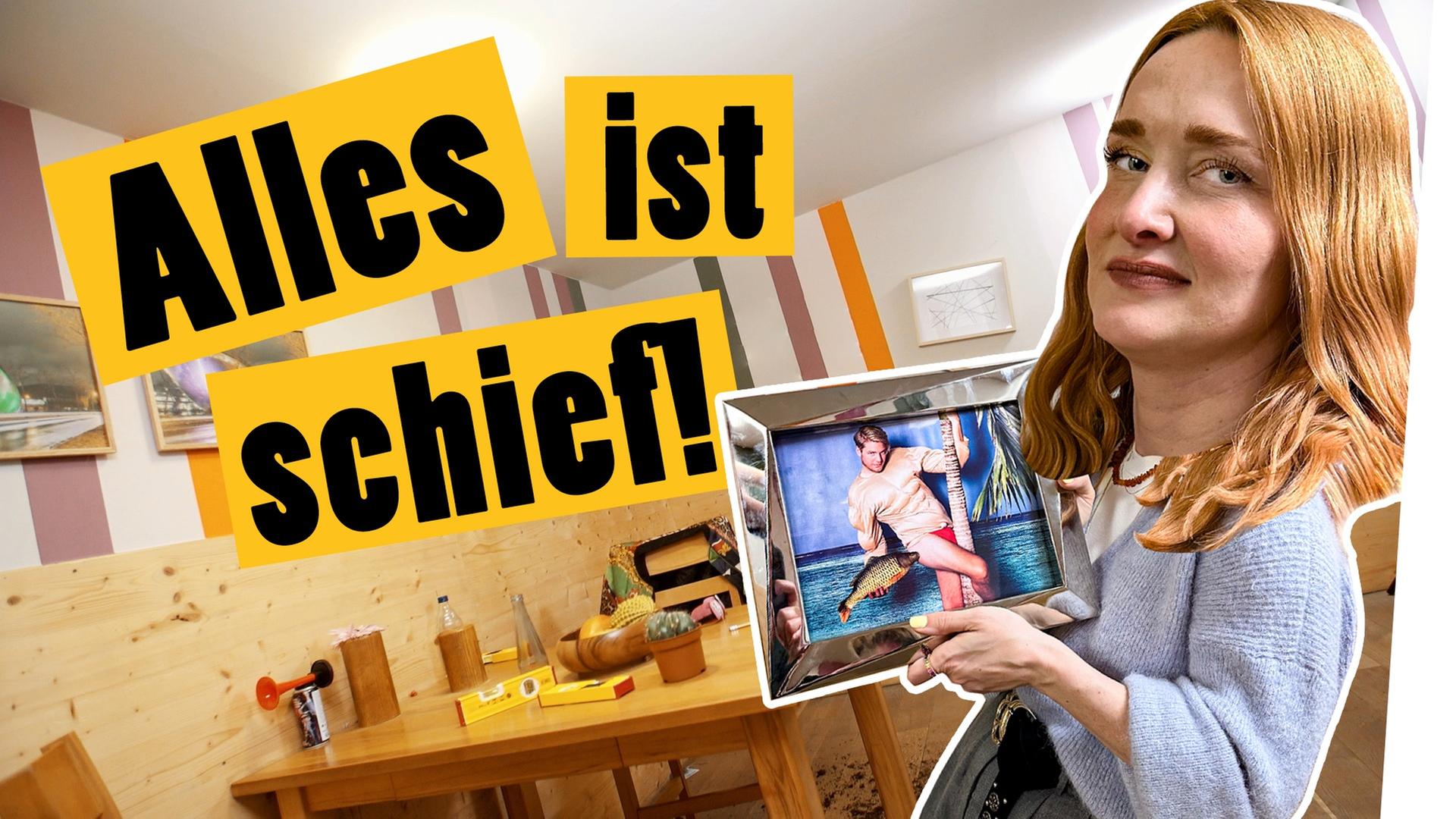  Der Raum ist komplett schief?! Häng das Bild gerade auf! -- Das schaffst du nie!