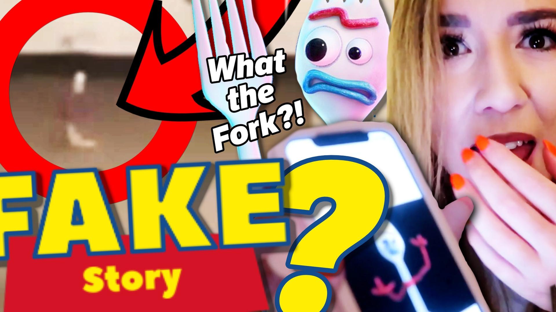** lustige FEHLER ** Rebekah Wing klaut FORKY (aus Toy Story) - und macht alles falsch!