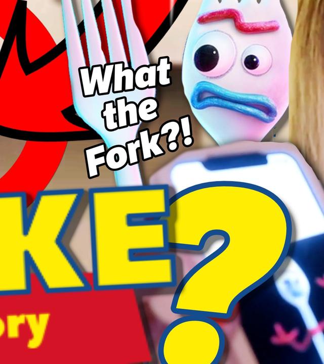 ** lustige FEHLER ** Rebekah Wing klaut FORKY (aus Toy Story) - und macht alles falsch!