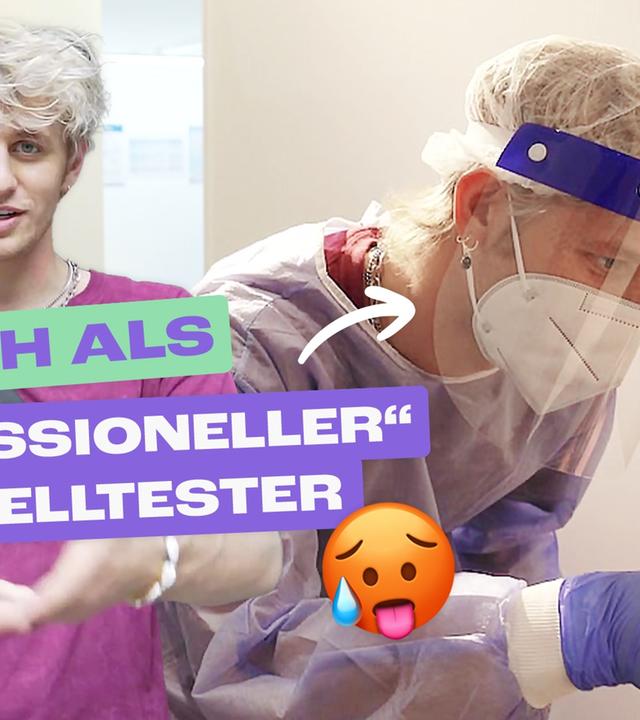 1 Tag als Corona-Tester (Geld ok, aber echt hart)