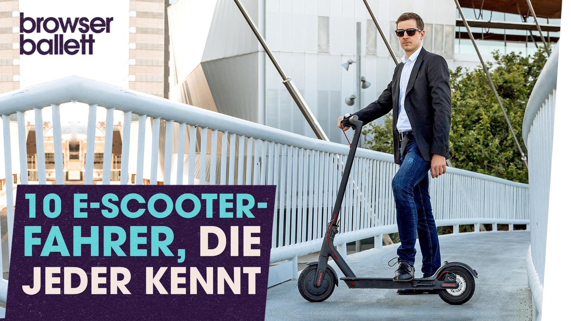 10 E-Scooter-Fahrer, die jeder kennt