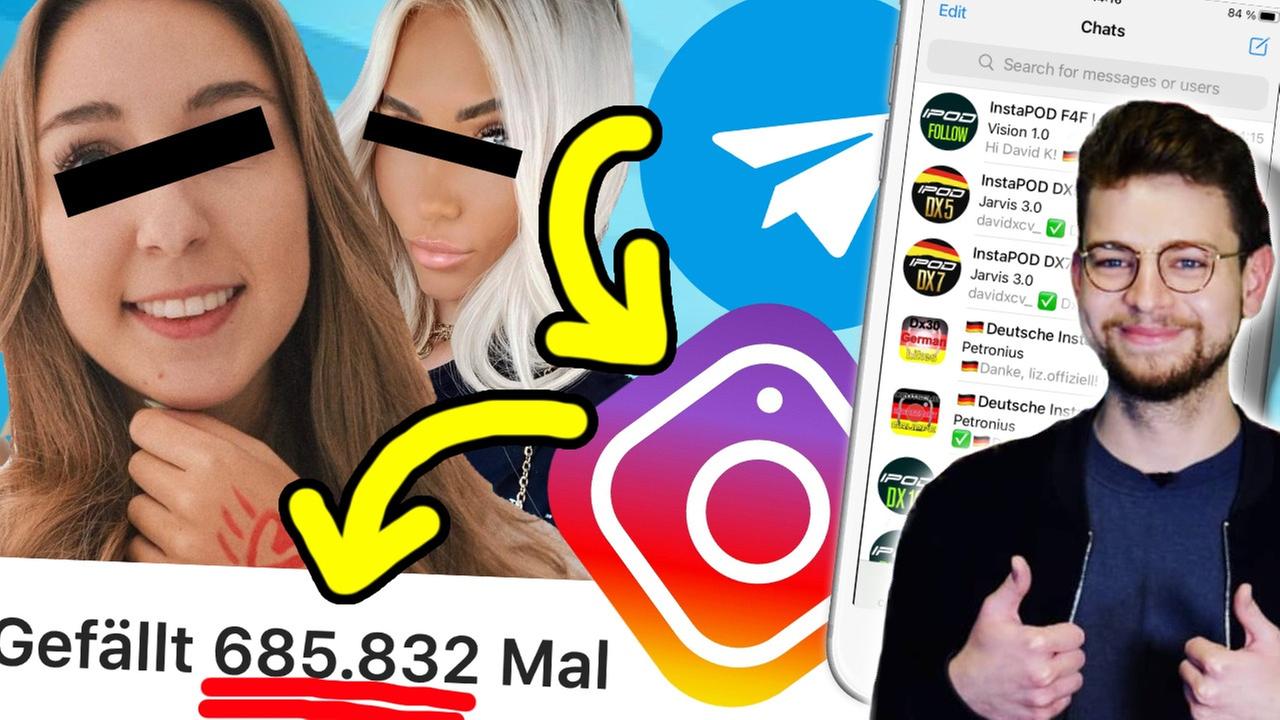 100k Insta-Likes mit Telegram? Raphael probiert's! ?️‍️ (und entlarvt Fake-Influencer)