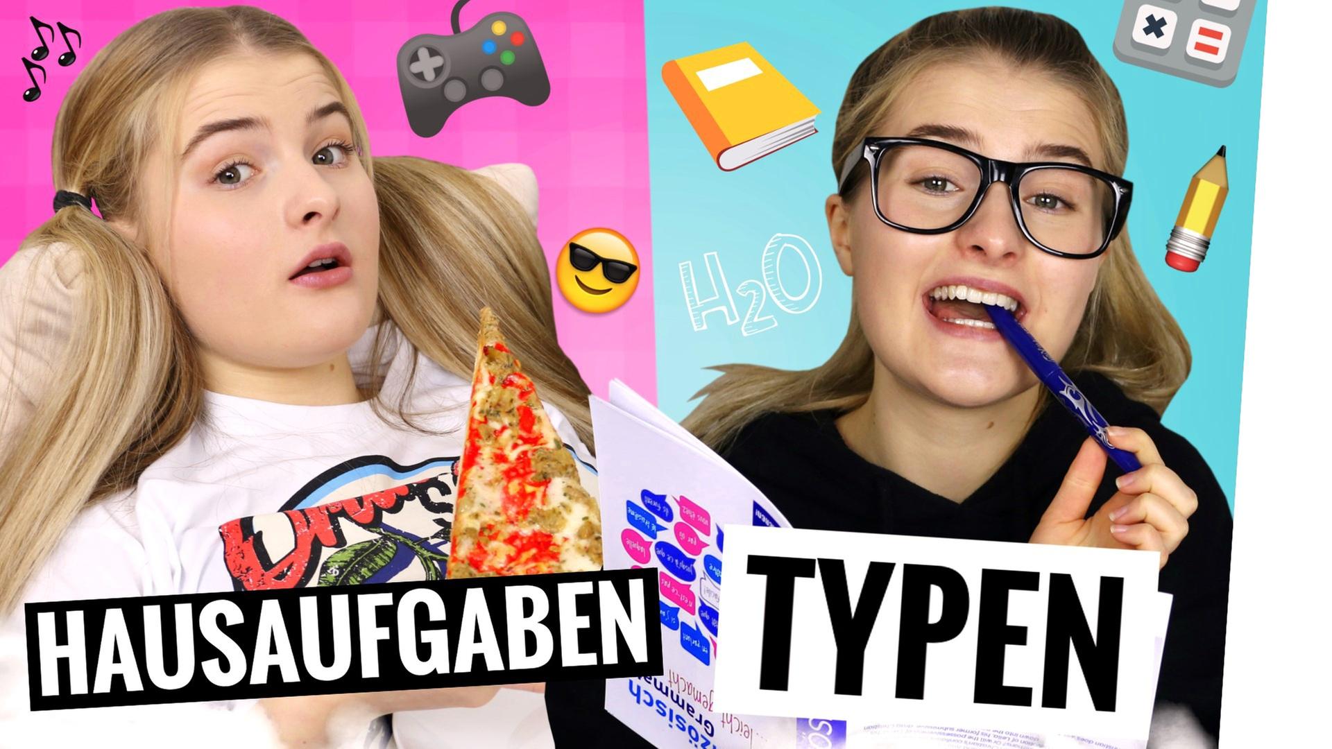 11 MENSCHENTYPEN BEIM HAUSAUFGABEN MACHEN