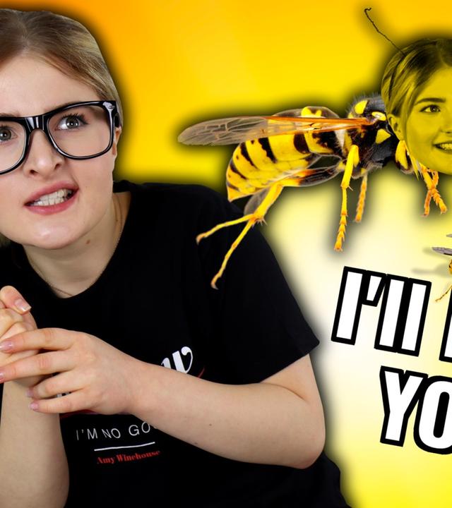 12 Menschentypen bei der Begegnung mit einer Wespe.