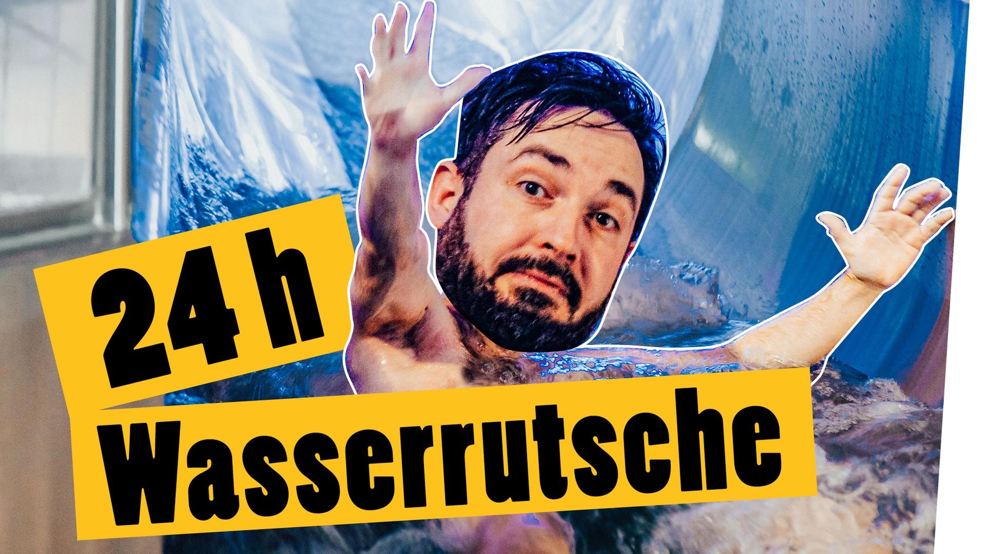 24 Stunden Wasserrutschen Challenge -- Das schaffst du nie!