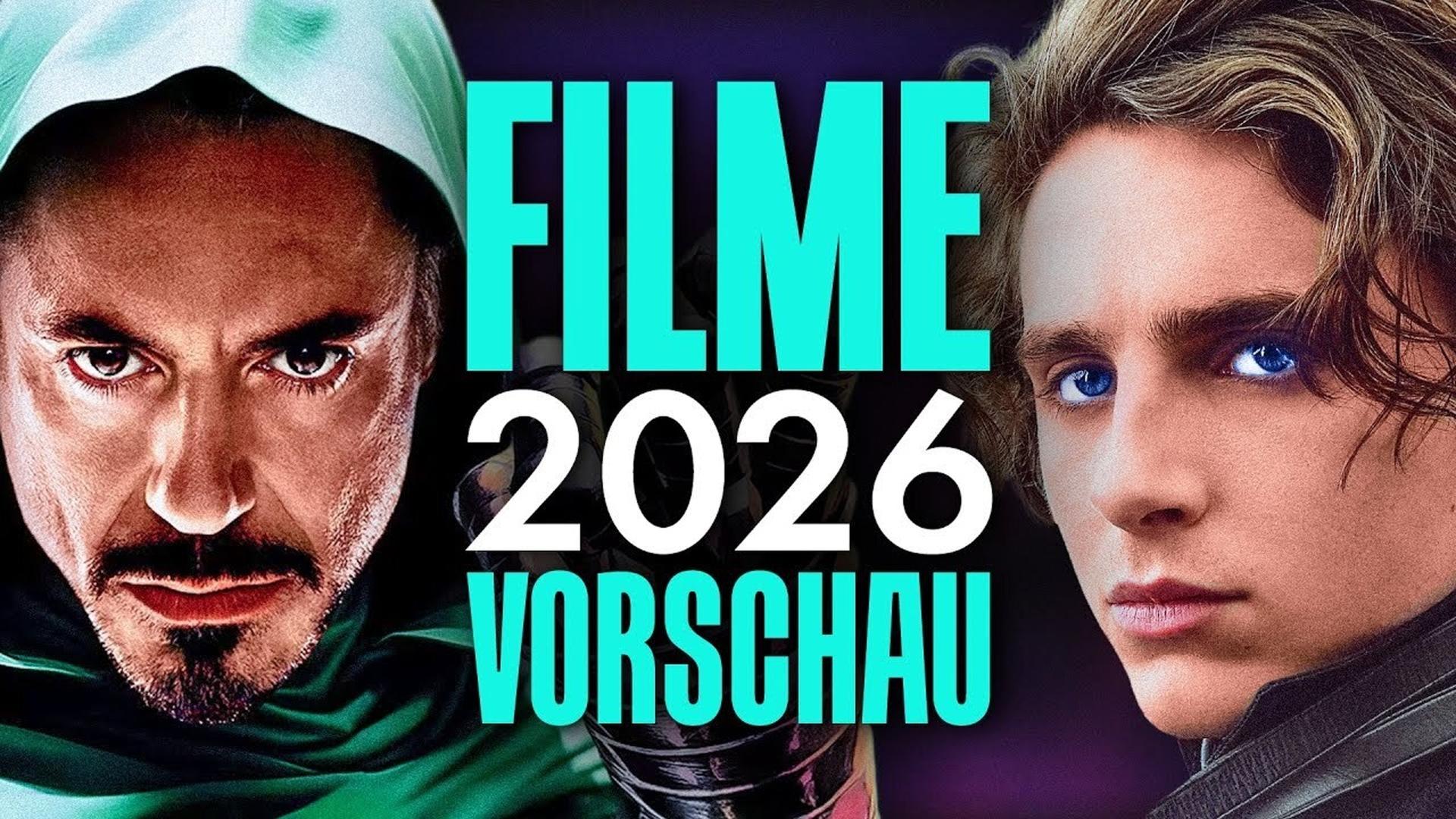 26 Filme, auf die du dich 2026 freuen kannst!