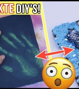 3 Skurrile DIY IDEEN! Handyhülle, Notizbuch, Rainbow Stifte