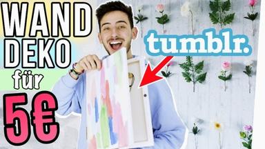 5 Wand Dekoration zum selber basteln - tumblr inspirierte DIY Ideen / Deutsch