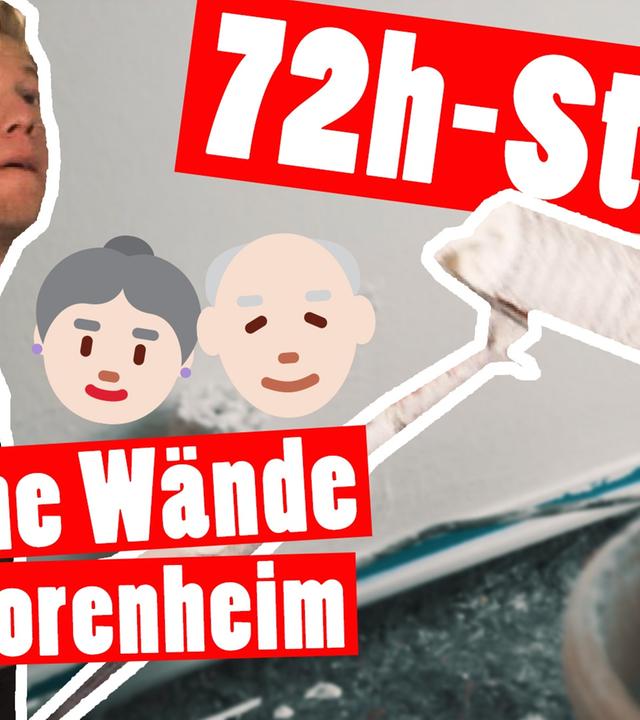 72h-Strafe: Streichen im Seniorenheim – 72 Sozialstunden für Marc -- Das schaffst du nie!